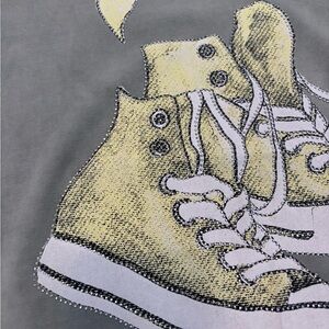 Graphic High-Top Sneakers T-Shirt
Made in Italy 
100% cotton 
Brand new